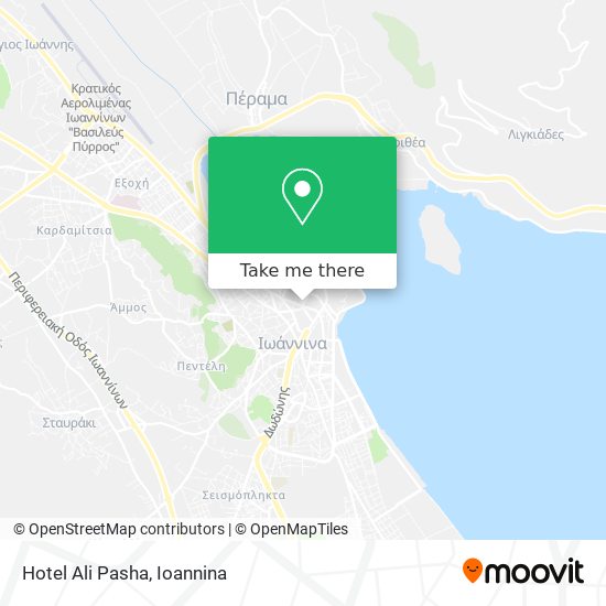 Hotel Ali Pasha map