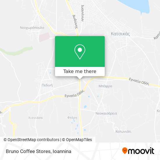 Bruno Coffee Stores map
