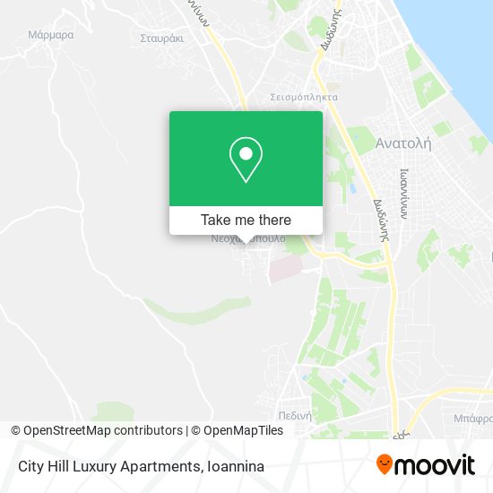 City Hill Luxury Apartments map
