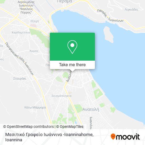 Μεσιτικό Γραφείο Ιωάννινα -Ioanninahome map