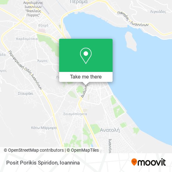 Posit Porikis Spiridon map