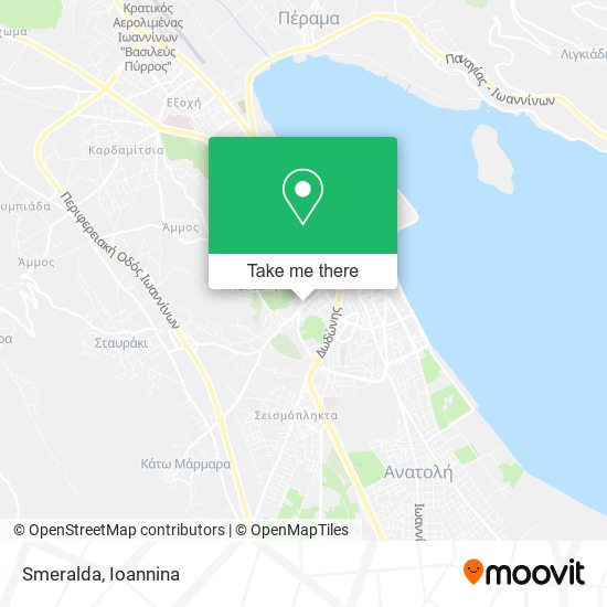 Smeralda map