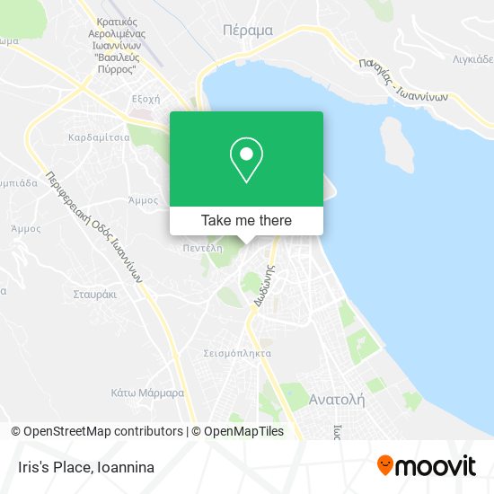 Iris's Place map