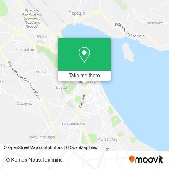 O Koinos Nous map