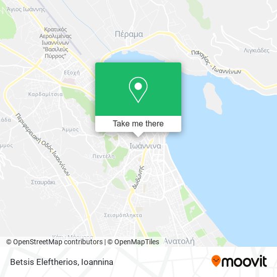 Betsis Eleftherios map