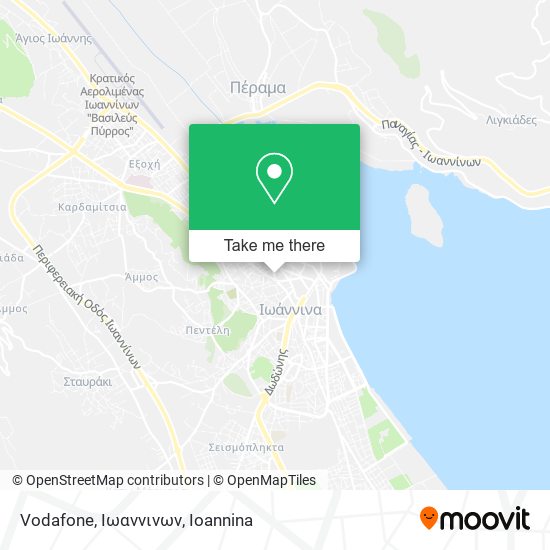 Vodafone, Ιωαννινων map