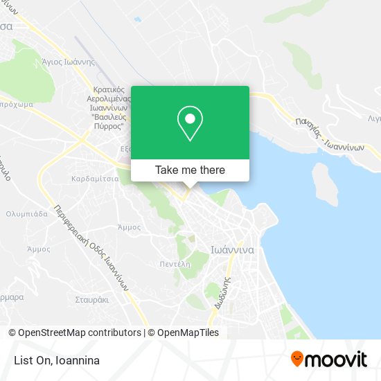 List On map