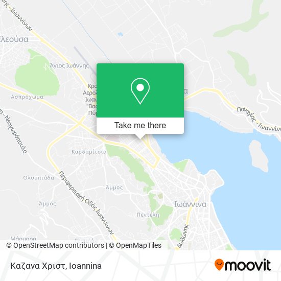 Καζανα Χριστ map