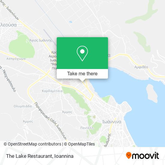 The Lake Restaurant map