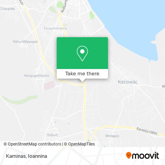 Kaminas map