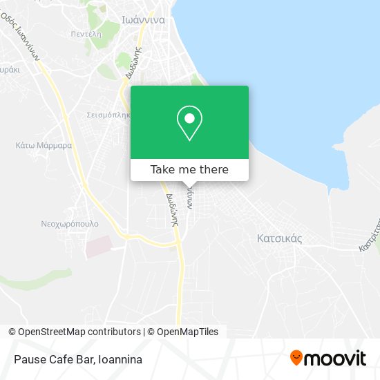 Pause Cafe Bar map