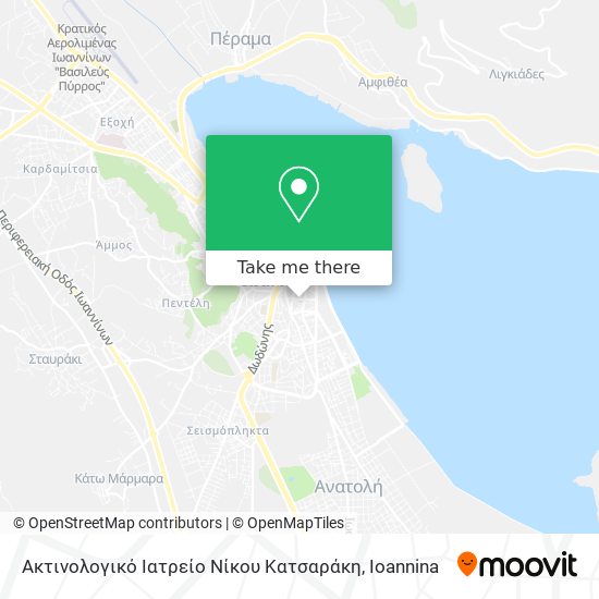 Ακτινολογικό Ιατρείο Νίκου Κατσαράκη map