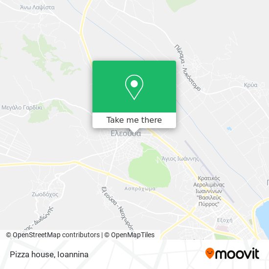 Pizza house map