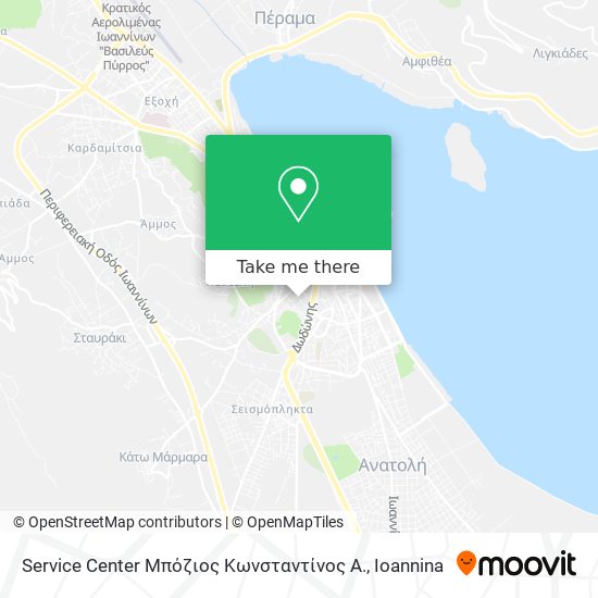 Service Center Μπόζιος Κωνσταντίνος Α. map