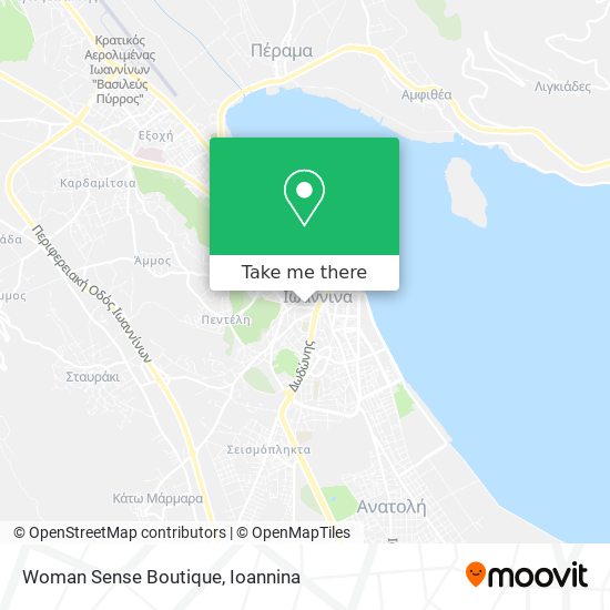 Woman Sense Boutique map