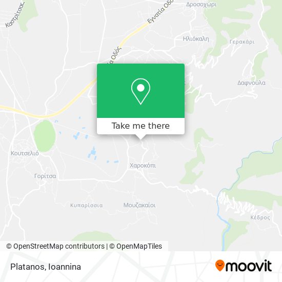Platanos map