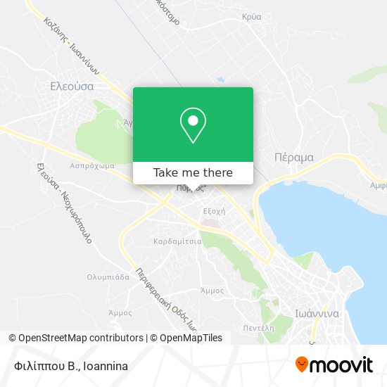 Φιλίππου Β. map
