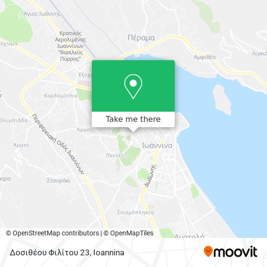 Δοσιθέου Φιλίτου 23 map