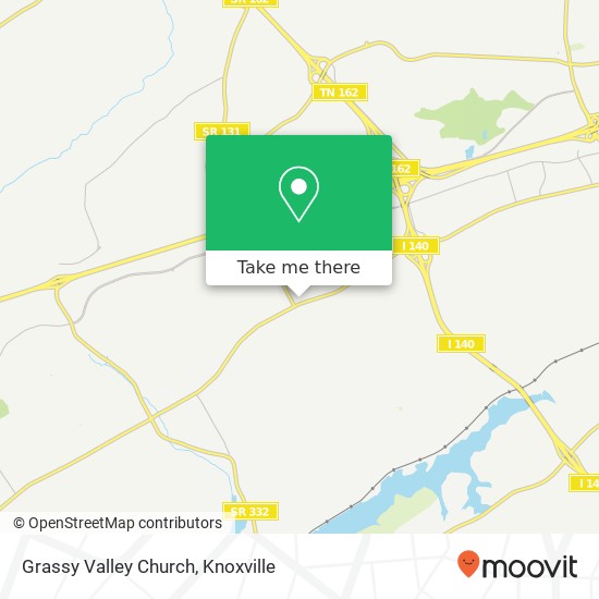 Mapa de Grassy Valley Church