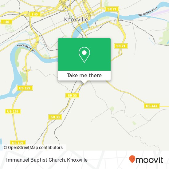 Mapa de Immanuel Baptist Church