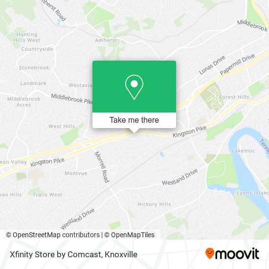 Xfinity Store by Comcast map