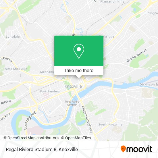 Mapa de Regal Riviera Stadium 8