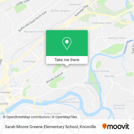Mapa de Sarah Moore Greene Elementary School