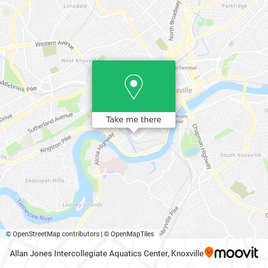 Allan Jones Intercollegiate Aquatics Center map