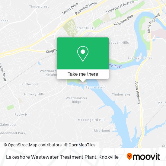Mapa de Lakeshore Wastewater Treatment Plant