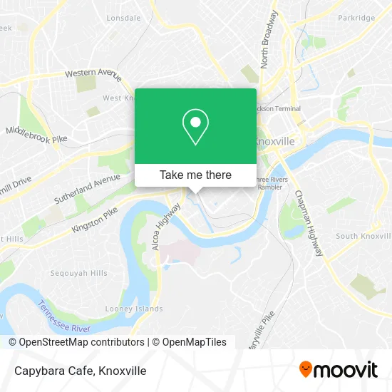 Capybara Cafe map