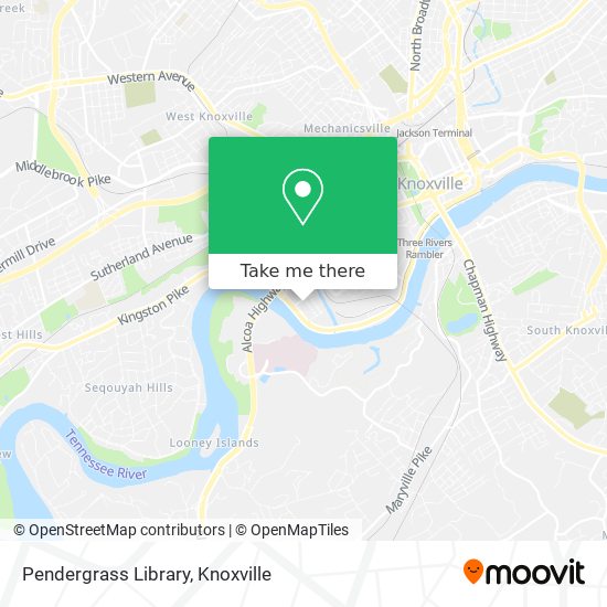 Pendergrass Library map