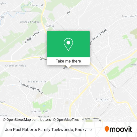 Jon Paul Roberts Family Taekwondo map