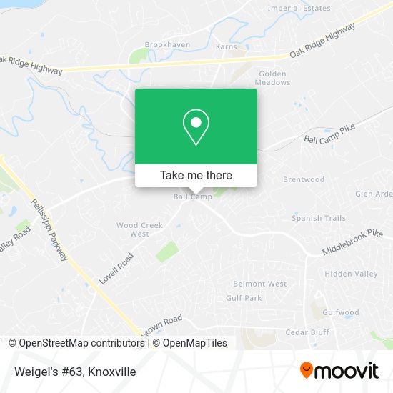 Mapa de Weigel's #63