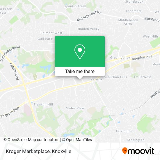 Mapa de Kroger Marketplace