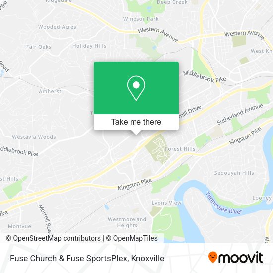 Fuse Church & Fuse SportsPlex map