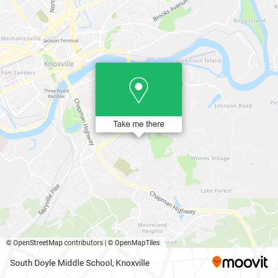 South Doyle Middle School map