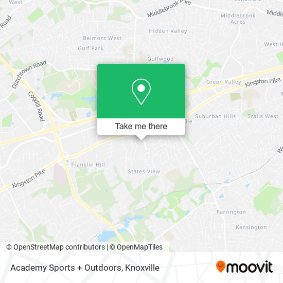 Mapa de Academy Sports + Outdoors