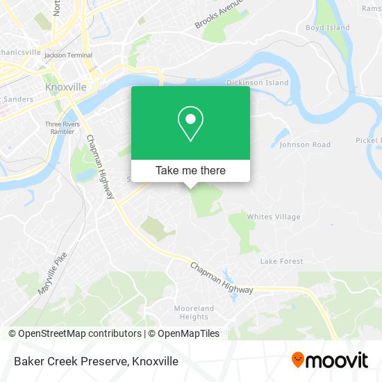 Baker Creek Preserve map