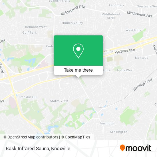 Bask Infrared Sauna map