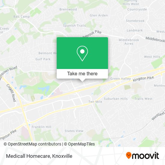 Medicall Homecare map