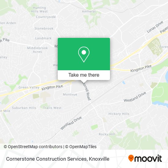 Mapa de Cornerstone Construction Services