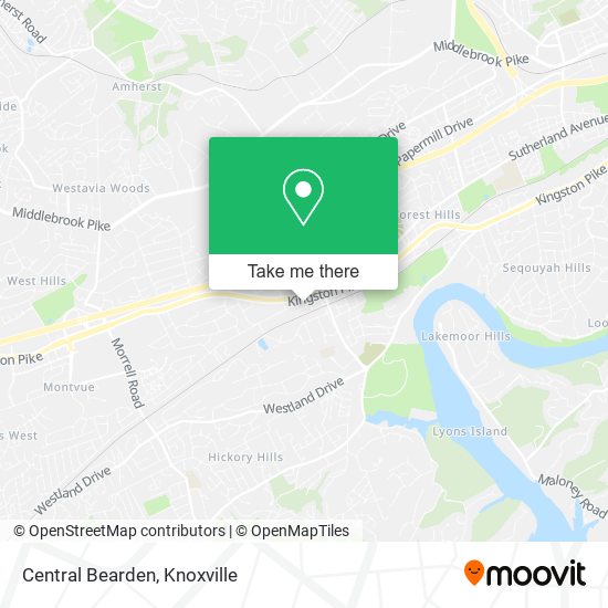 Mapa de Central Bearden