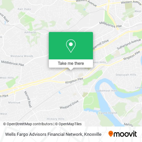 Wells Fargo Advisors Financial Network map
