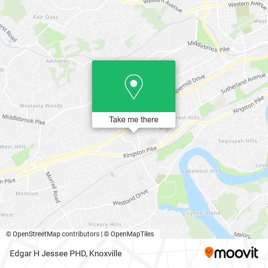 Edgar H Jessee PHD map