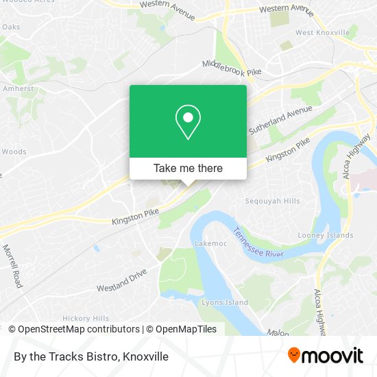 By the Tracks Bistro map