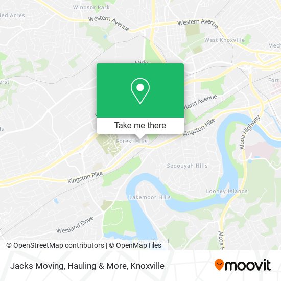 Jacks Moving, Hauling & More map