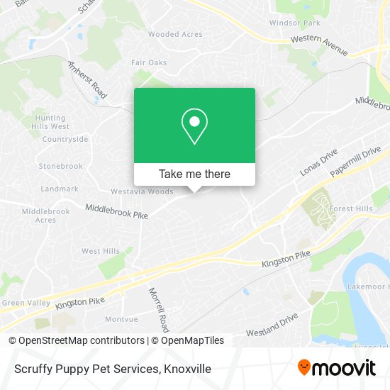 Scruffy Puppy Pet Services map