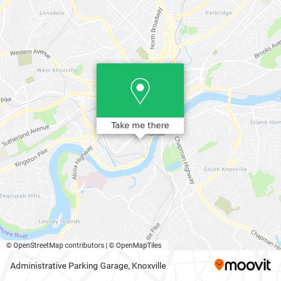 Administrative Parking Garage map