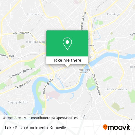 Mapa de Lake Plaza Apartments