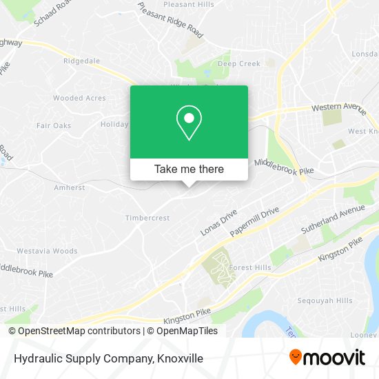 Hydraulic Supply Company map